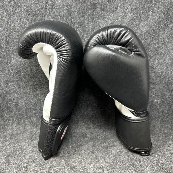 Revgear Boxing Gloves 12-OZ Pro Training Durable Black White - Picture 6 of 13